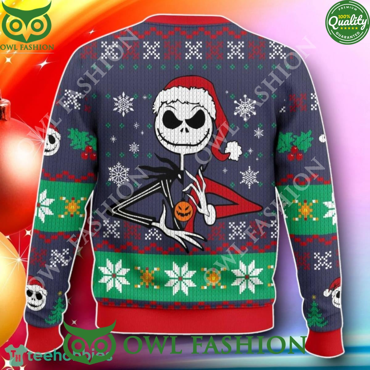 Is This Jolly Enough – Jack Skellington New Design 2024 Ugly Sweater
