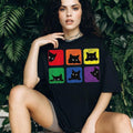 LGBT Ally Cat T Shirt Hoodie Sweater Pride Cat Shirt Pride Parade Shirt Purride Cat Shirt LGBT Flag Shirt Cat Lover Gift...