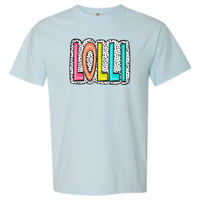 LOLLI Neon Spotted Comfort Colors T-Shirt Hoodie, Sweatshirt | RetroVerseTees.com
