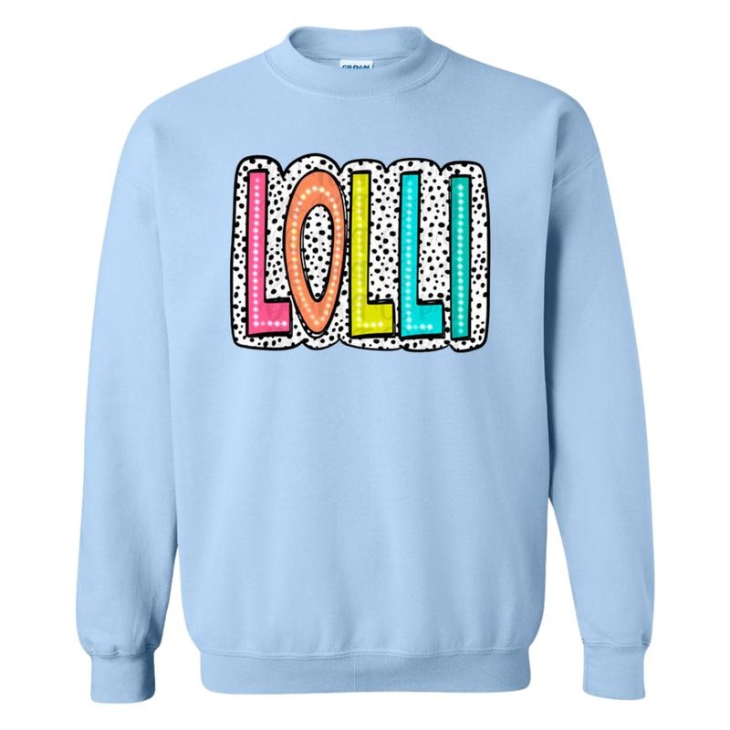 LOLLI Neon Spotted Sweatshirt T-Shirts, Hoodie | RetroVerseTees.com