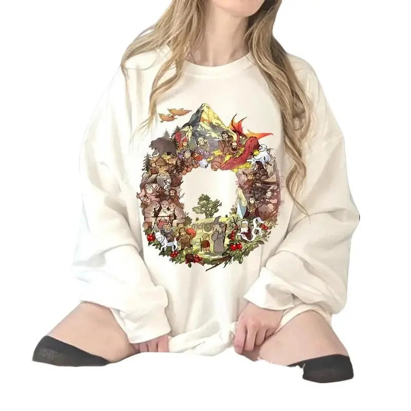 LOTR Character Sweatshirt, sweatshirt hot trend T-Shirts, Hoodie | RetroVerseTees.com