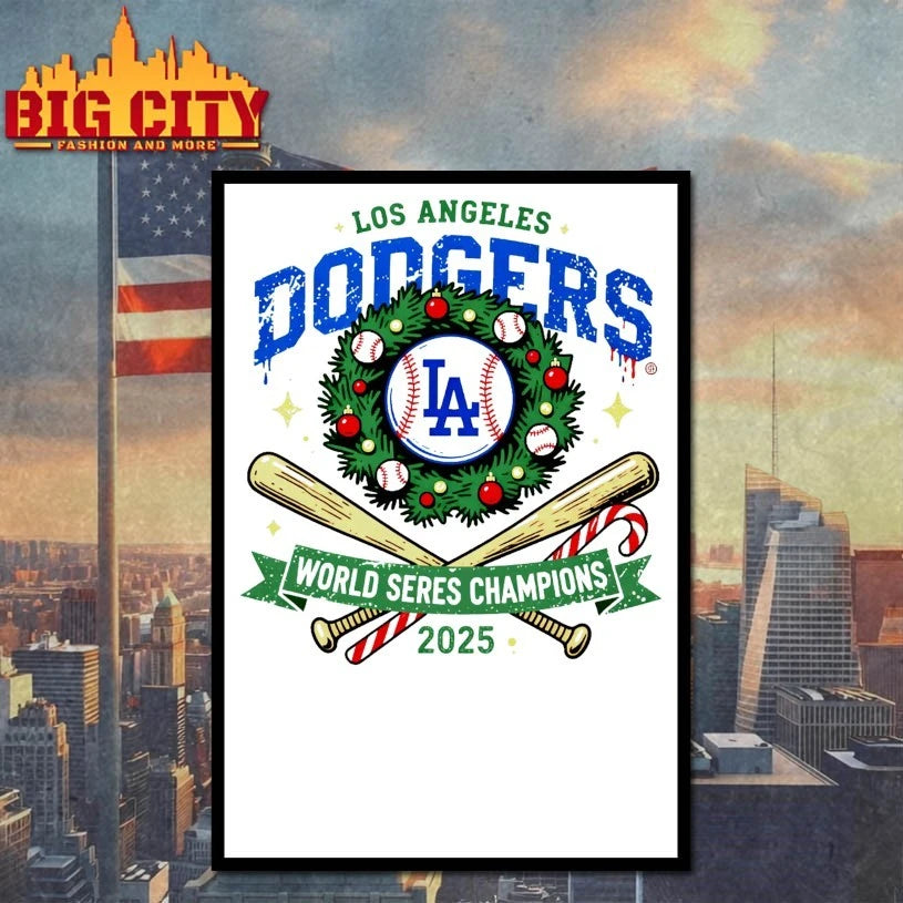 La Dodgers World Series Champions 2025 Christmas Shirt