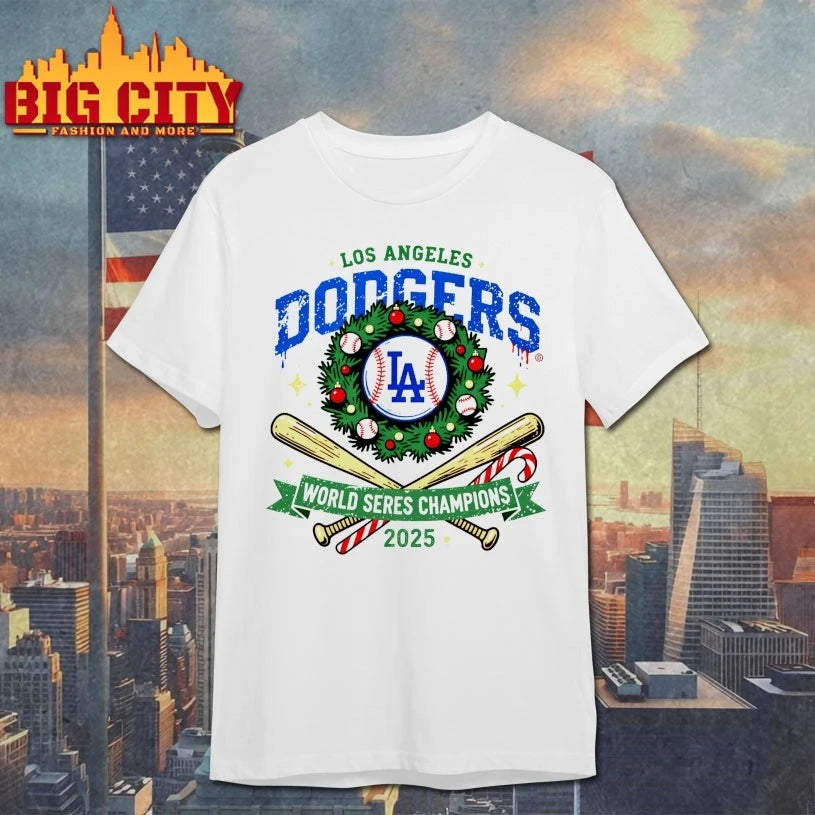 La Dodgers World Series Champions 2025 Christmas Shirt