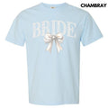 Lace Bride Bow Comfort Colors T-Shirt 'NLB' Hoodie, Sweatshirt | RetroVerseTees.com