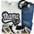 Lacrosse Mama FAKE Embroidery Sweatshirt T-Shirts, Hoodie | RetroVerseTees.com