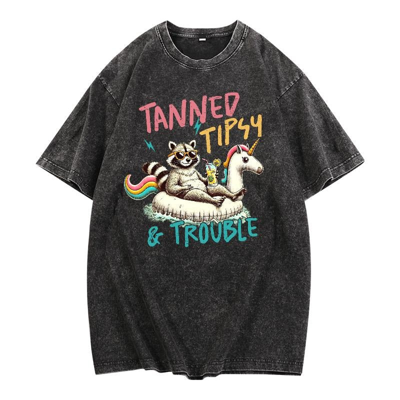 Laid - back Gunpla brand Fun - filled Washed Lightsaber brand - Shirt: Embrace WB shield Summer Vibe with TNF "TANNED...