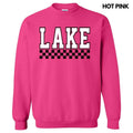 Lake Varsity Checkered Sweatshirt 'NLB' T-Shirts, Hoodie | RetroVerseTees.com
