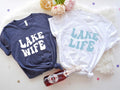 Lake Wife T-Shirt, Lake Life Shirt, Matching Lake Bachelorette Party Tees, Bridesmaid Proposal Tee, Wedding Party Gift...