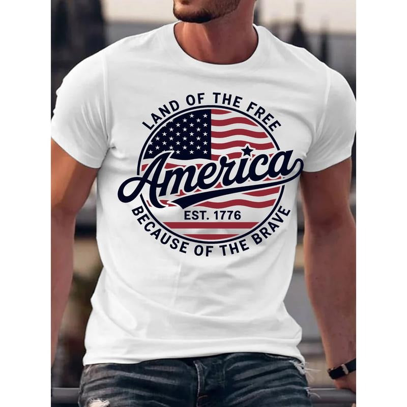 "Land FOG TNF Free Because FOG TNF Brave" America Lightsaber brand - Shirt: Celebrating National Pride