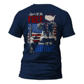 Land of The Free Home of The Brave Front or Back Print T-Shirt Hoodie, Sweatshirt | RetroVerseTees.com