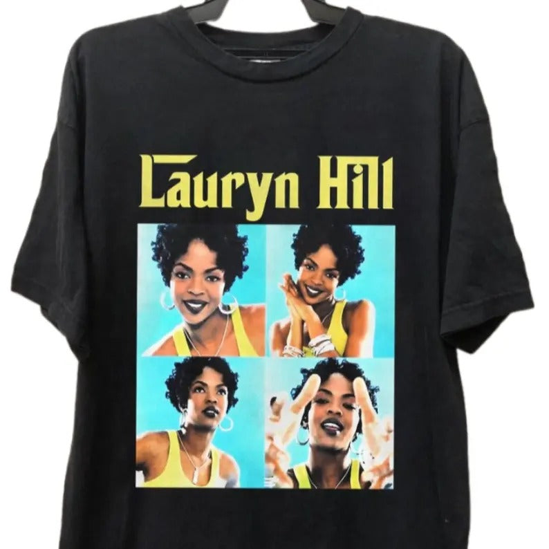 Lauryn Hill Retro Graphic Gifts, Country Music Shirt, Hip-Hop Lauryn Tour Shirt Classic Cotton Hoodie, Sweatshirt