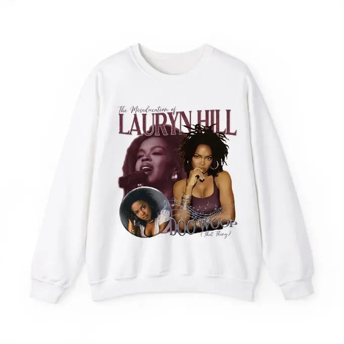 Lauryn Hill T-Shirt Match Burgundy Shirt Music T-shirt Hoodie, Sweatshirt | RetroVerseTees.com
