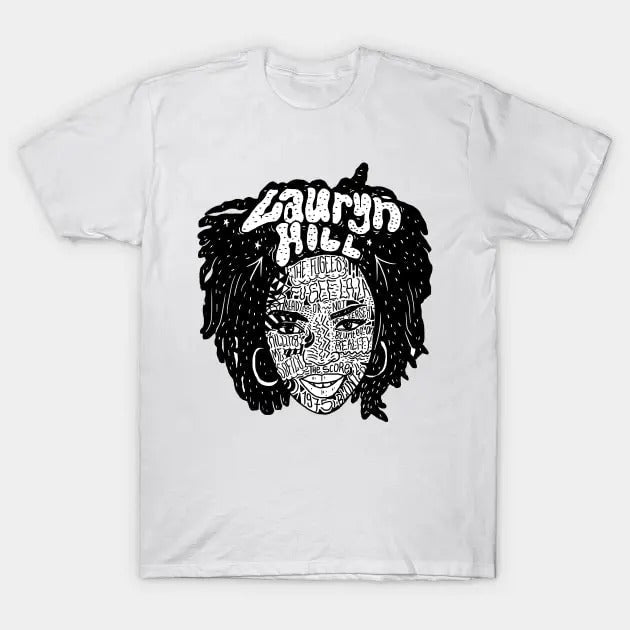 Lauryn Hill T Shirt Vintage Graphic Lauryn Hill T-Shirts Graphic Menswear Top Hoodie, Sweatshirt | RetroVerseTees.com
