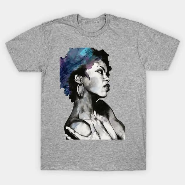 Lauryn Hill T Shirt Vintage Graphic Miseducation red | Lauryn Hill tribute portrait Classic Menswear Hoodie, Sweatshirt
