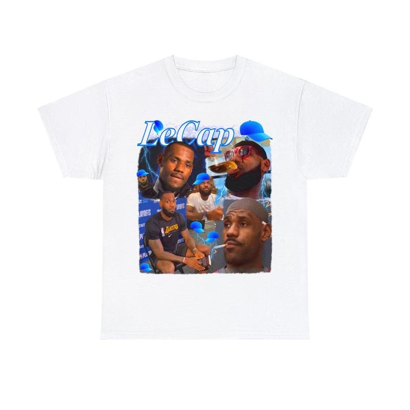 LeCap T-Shirt Featuring Iconic LeBron Meme Design for Fans Hoodie, Sweatshirt | RetroVerseTees.com