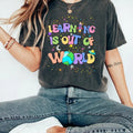 Learning Is Out Of World Tee, Solar System Teacher T-Shirt, Back To School GIft, Outer Space Science Teacher Tee, Teacher...