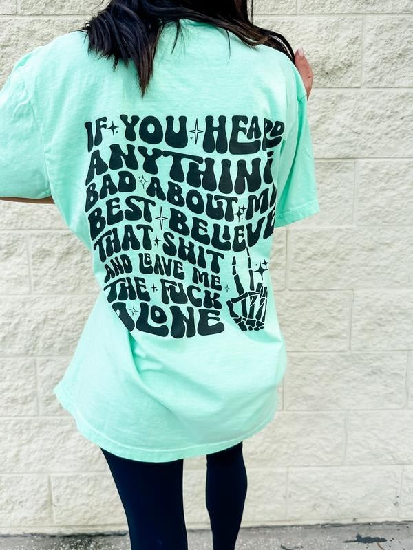 Leave Me Alone Graphic Tee Hoodie, Sweatshirt | RetroVerseTees.com