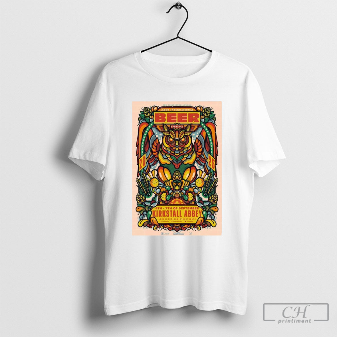 Leeds International Beer Festival 4th 7th September 2025 Shirt Tee