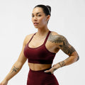 Legacy Bra - Wine, Plain Knitted Fabric, Summer Women's Underwear T-Shirts, Hoodie, Sweatshirt | RetroVerseTees.com