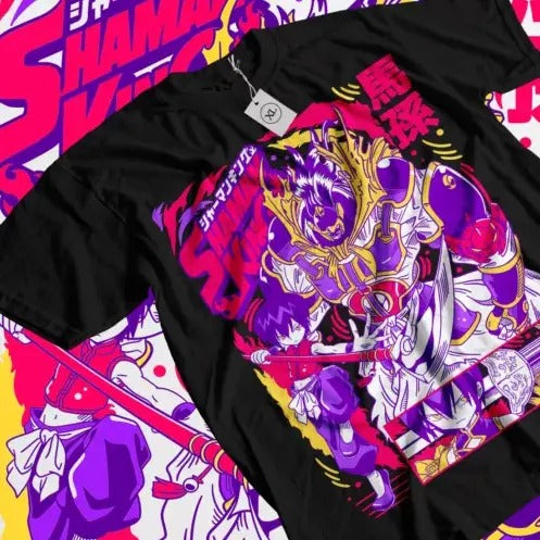 Len Tao Shaman King T-shirt Amidamaru Yoh Asakura Anime Manga Shirt All Size Hoodie, Sweatshirt | RetroVerseTees.com