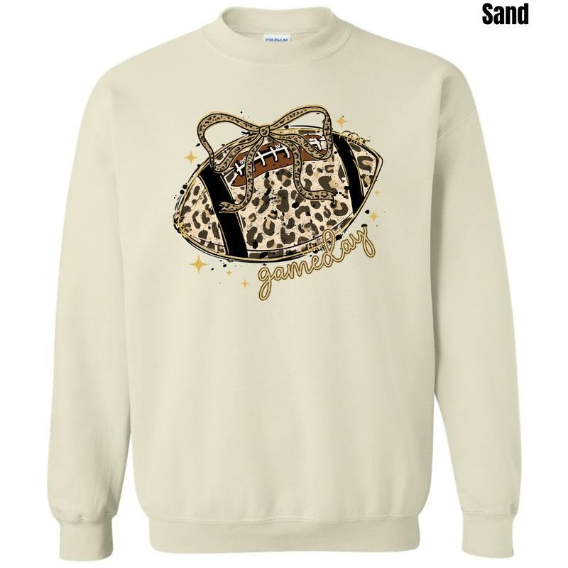 Leopard Football Sweatshirt 'NLB' T-Shirts, Hoodie | RetroVerseTees.com