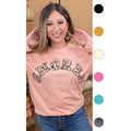 Leopard Ideal Chenille Smores Graphic Boyfriend Long Sleeve T-Shirt Hoodie, Sweatshirt | RetroVerseTees.com
