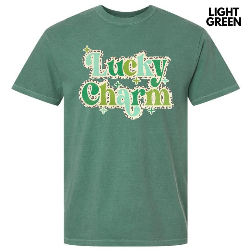 Leopard Lucky Charm Comfort Colors T-Shirt Hoodie, Sweatshirt | RetroVerseTees.com