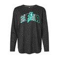 Leopard Print Long Sleeve Relaxed Fit Neon Mama Shirt Hoodie, Sweatshirt | RetroVerseTees.com