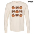 Leopard Pumpkin Coquette Collage Long Sleeve Comfort Colors T-Shirt 'NLB' Hoodie, Sweatshirt | RetroVerseTees.com