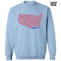 Leopard United States Puff Sweatshirt T-Shirts, Hoodie | RetroVerseTees.com