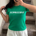 Leprecunt St. Patrick's Day Women's Baby Tee, Leprecunt Baby Tee, St Patrick's Day Women's Baby Tee, Gift For Her Hoodie,...