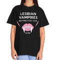 Lesbian Vampires Motorcycle Club - We Bite - Lesbian Vampire Shirt, Lesbian Halloween Hoodie, Sweatshirt | RetroVerseTees.com