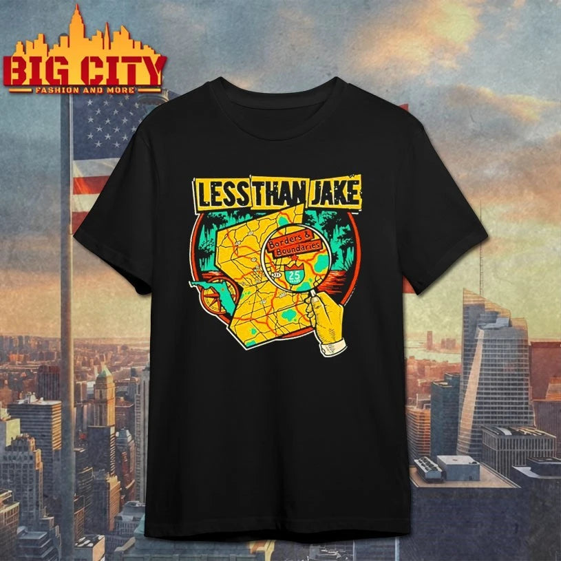 Less Than Jake Borders and Boundaries Anniversary Graphic shirt