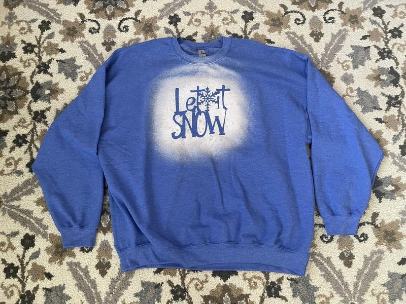 Let It Snow Bleached T-Shirts, Hoodie, Sweatshirt | RetroVerseTees.com