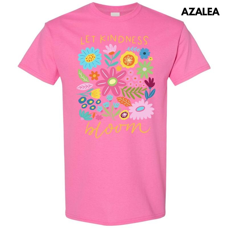 Let Kindness Bloom Gildan Short Sleeve T-Shirt 'NLB' Hoodie, Sweatshirt | RetroVerseTees.com