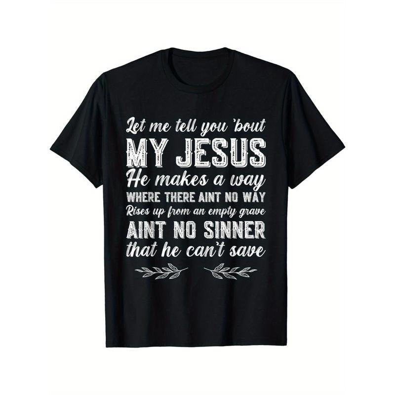 Let Me Tell You About My Jesus Christian T-Shirt Made in USA Hoodie, Sweatshirt | RetroVerseTees.com