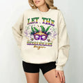 Let The Shenanigans Begin Tshirt Sweatshirt Hoodie, Coquette Mardi Gras Shirt, Mardi Beads Louisiana Festival, Fat...