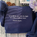 Let Us Fill The Sky With The Light Of A Billion Brilliant Stars Kamala Harris Embroidered Shirt Sweatshirt, Feminist...