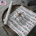 Let's Go Brandon Style USA Wrapping Paper for Gifts - Trump Maga Let's Go Brandon Biden Trump 2024 Wrapping Paper Trump...