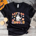Let's Go Ghouls T-Shirt, Funny Halloween Party Shirt, Family Retro Halloween Gift Tee, Spooky Season Tee Hoodie, Sweatshirt