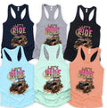 Lets Ride Atv Womens Razorback Tank Top T-Shirts, Hoodie, Sweatshirt | RetroVerseTees.com