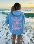 Lets Watch The Sunset T Shirt Hoodie Sweater Sunset Hoodie Sunset Sweatshirt Sunset Summer Hoodie Hoodie Summer Clothes,...