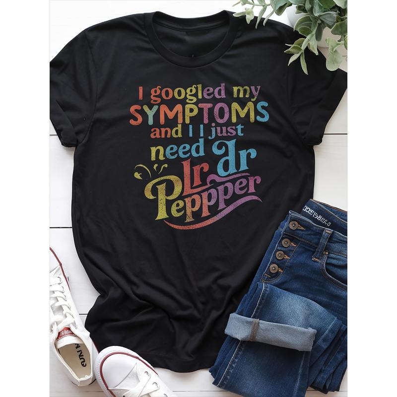 Letter Print, Short Sleeved T-Shirt Print, 100% Short Sleeved, Women'WB shield Clothing Hoodie, Sweatshirt