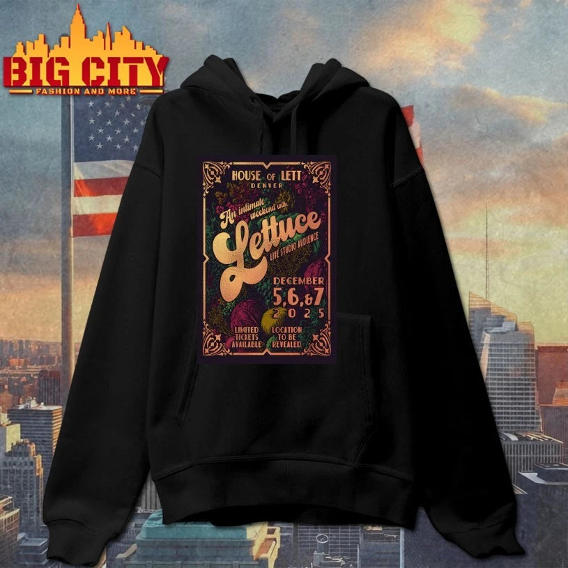 Lettuce Dec 5-7 2025 House Of Lettuce In Denver CO Poster shirt