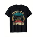 Leveled up Hidden leaf ninja TNF Video Gamer Gaming TNF'WB shield Day Dad T-Shirt, 100 Cotton, Halloween Thanksgiving...
