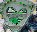 Librarian Clover Heart DTF Transfers - THIS IS NOT A SHIRT Hoodie, Sweatshirt | RetroVerseTees.com