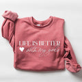 Life Is Better With My Girls, Mother's Day Sweatshirt T-Shirts, Hoodie | RetroVerseTees.com