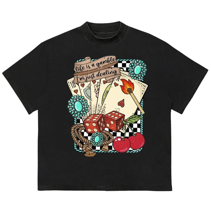 Life is a Gamble T-Shirt Football Fan Gift Comfortable Fit for All-Day Wear Hoodie, Sweatshirt | RetroVerseTees.com
