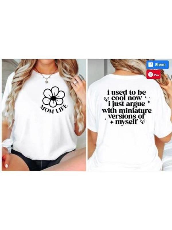 Light - hearted Gunpla brand Amusing Lightsaber brand - Shirt: "Mom Life" Design Combining WB shield Floral Motif with WB...