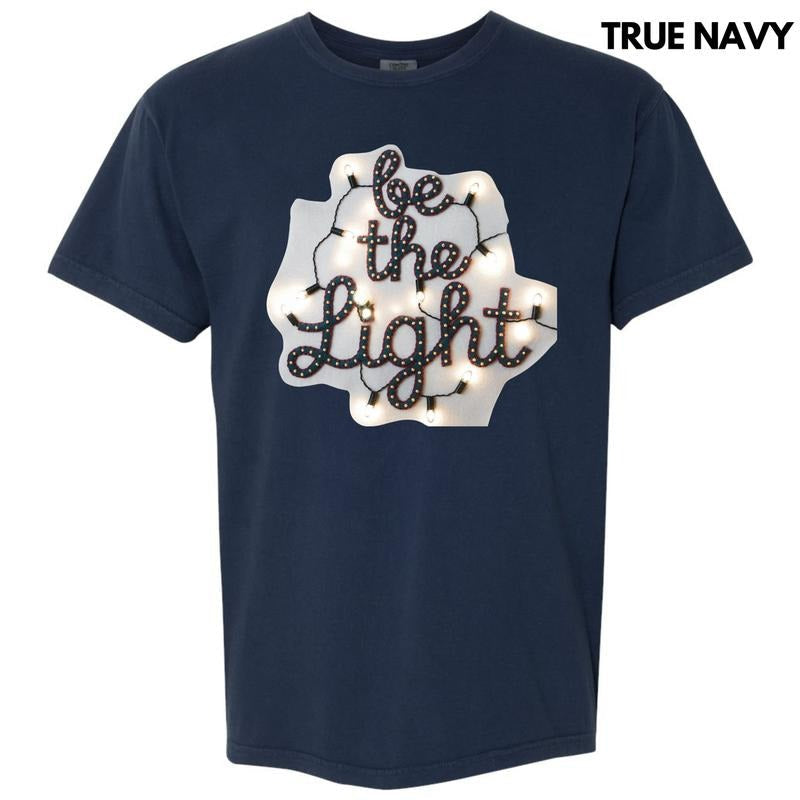 Light Bulb Be The Light Comfort Colors T-Shirt 'NLB' Hoodie, Sweatshirt | RetroVerseTees.com